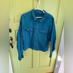 Levi's Teal /Blue Jean Jacket for Women